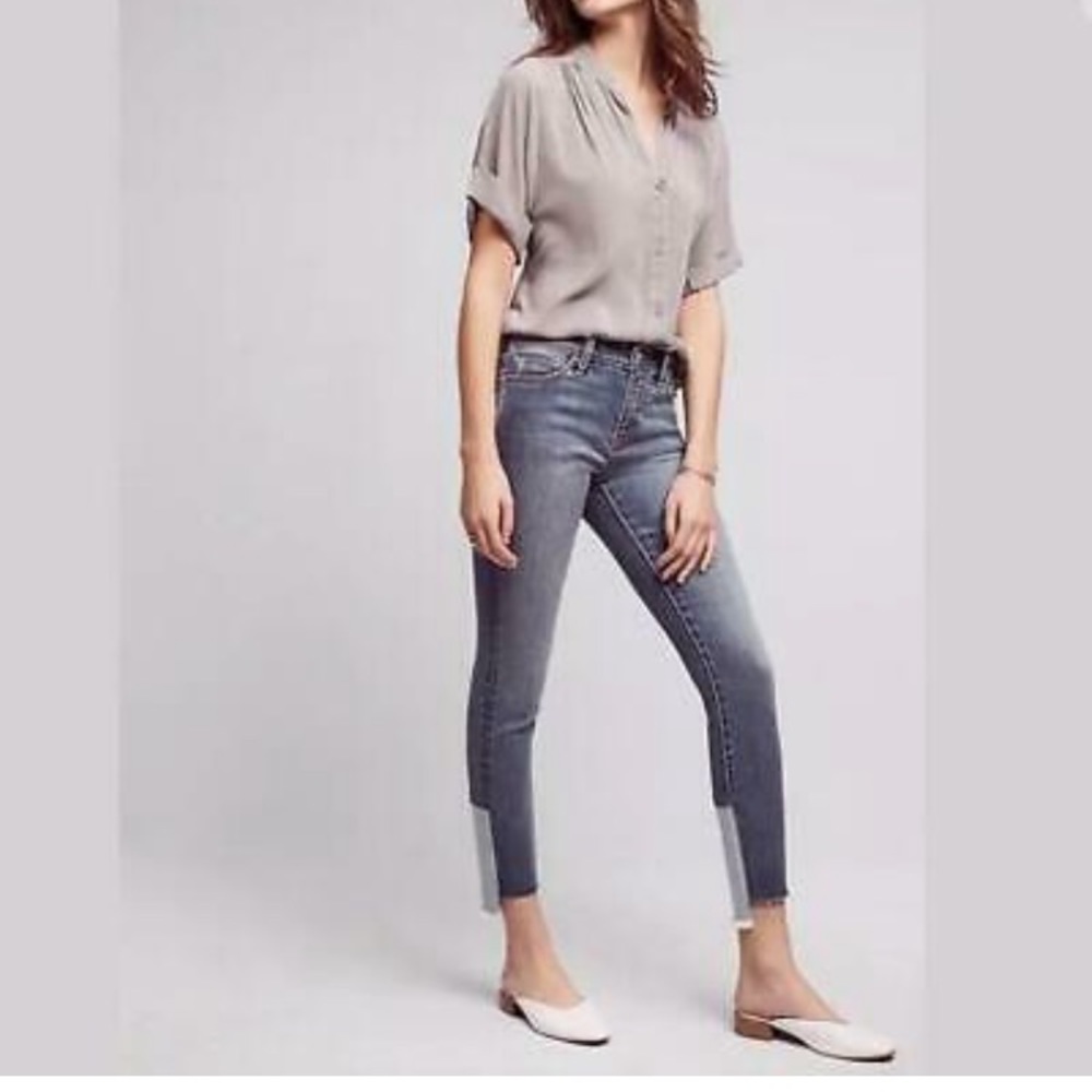 Anthropologie Pilcro and the Letterpress Script Jeans- Size 27